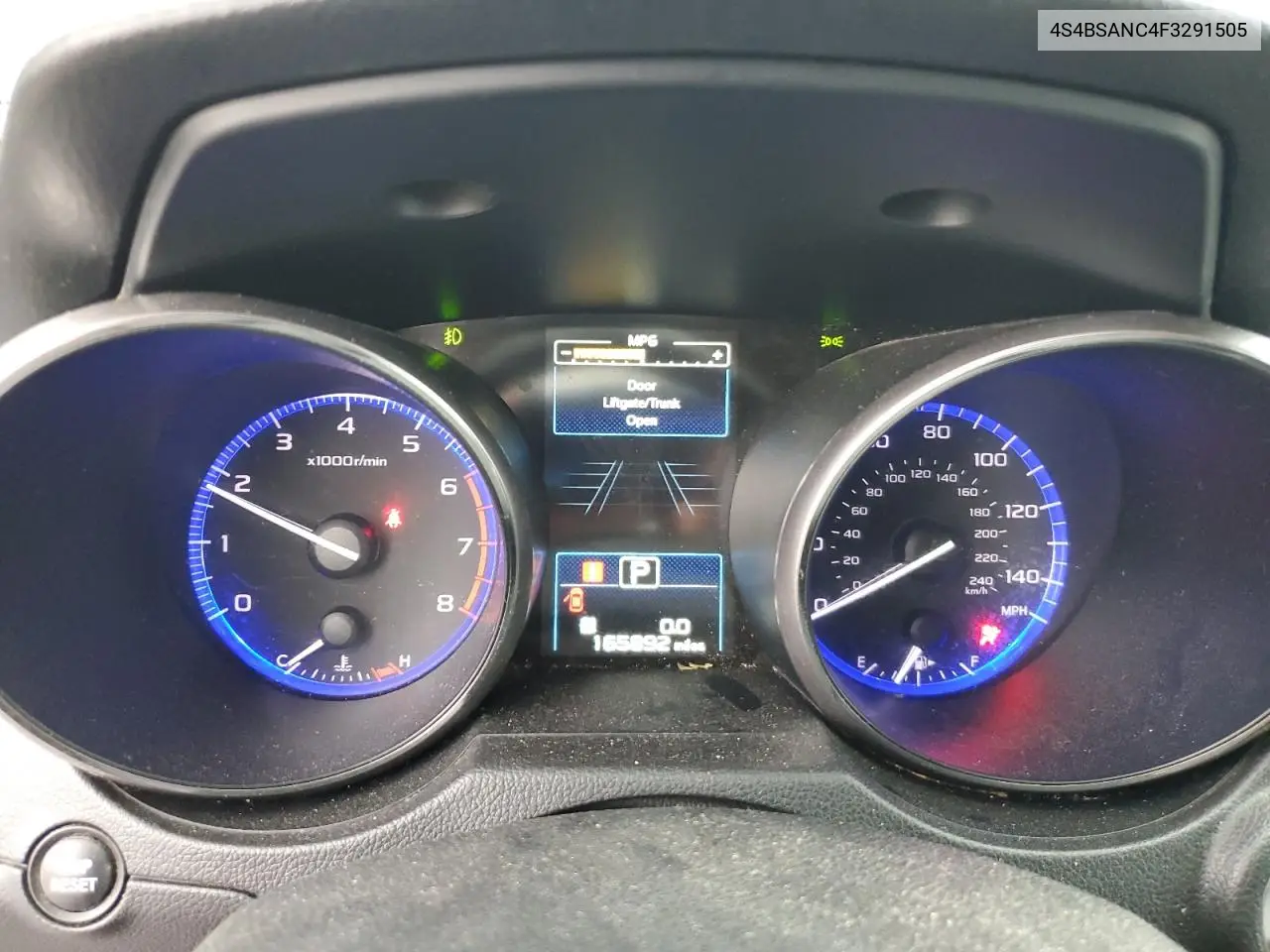 4S4BSANC4F3291505 2015 Subaru Outback 2.5I Limited