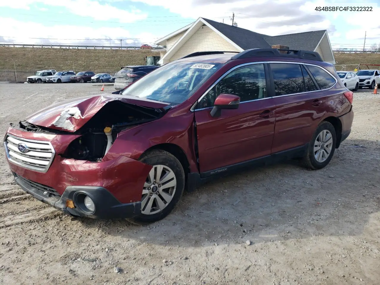 4S4BSBFC4F3322322 2015 Subaru Outback 2.5I Premium