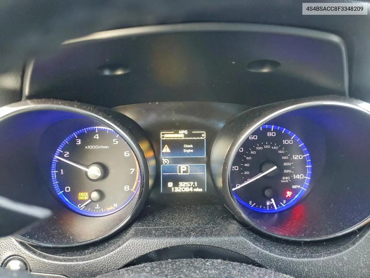 4S4BSACC8F3348209 2015 Subaru Outback 2.5I Premium