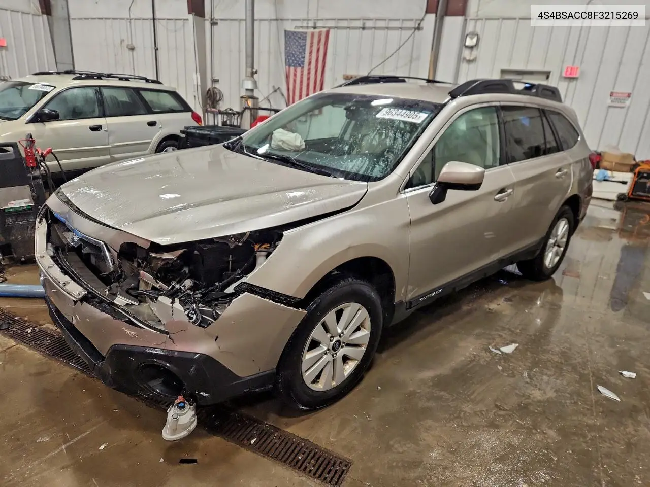 4S4BSACC8F3215269 2015 Subaru Outback 2.5I Premium