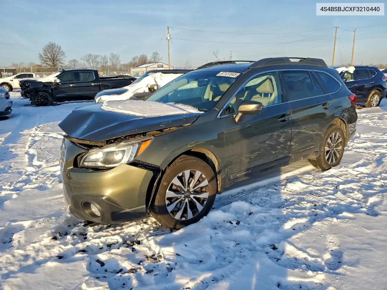 4S4BSBJCXF3210440 2015 Subaru Outback 2.5I Limited