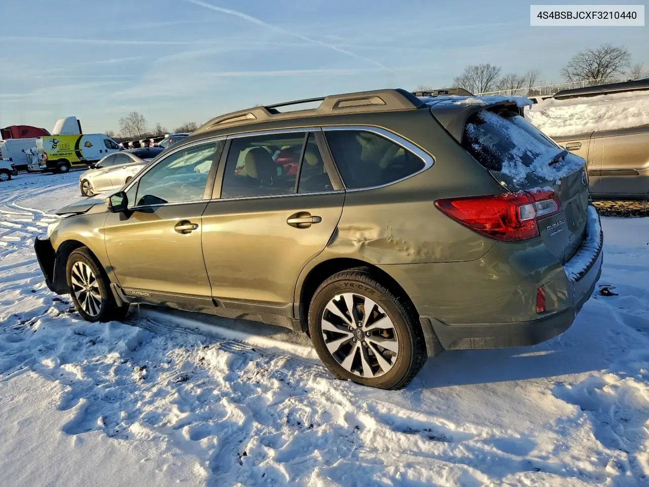 4S4BSBJCXF3210440 2015 Subaru Outback 2.5I Limited