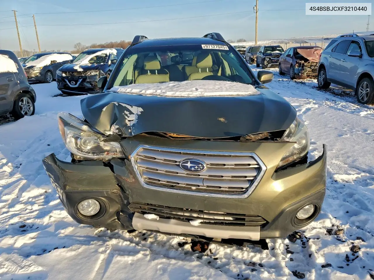 4S4BSBJCXF3210440 2015 Subaru Outback 2.5I Limited
