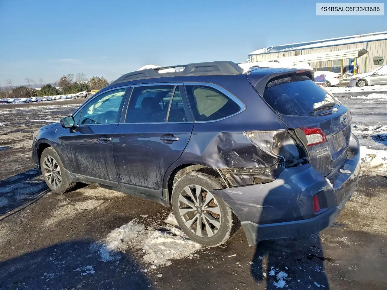4S4BSALC6F3343686 2015 Subaru Outback 2.5I Limited