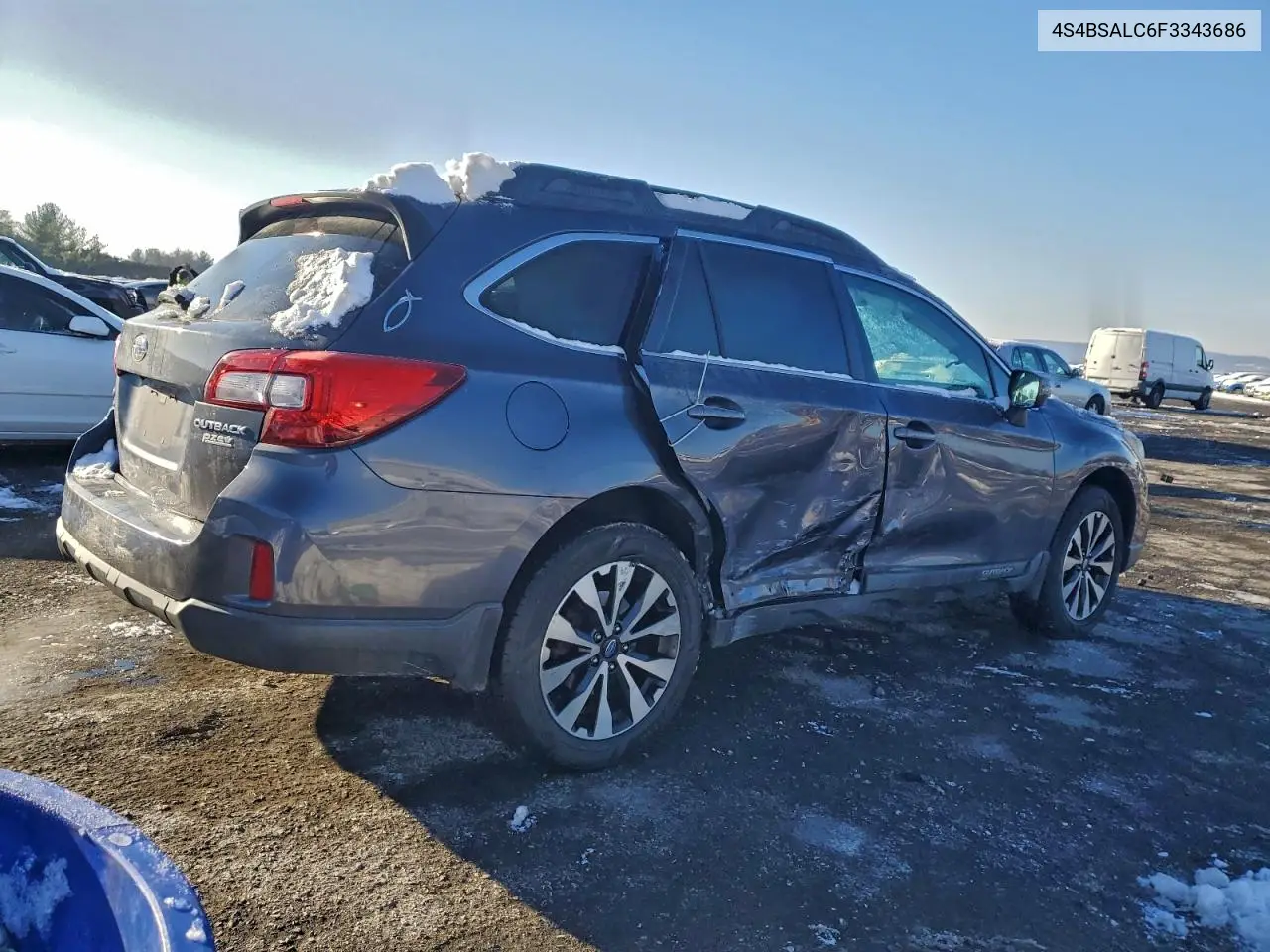 4S4BSALC6F3343686 2015 Subaru Outback 2.5I Limited