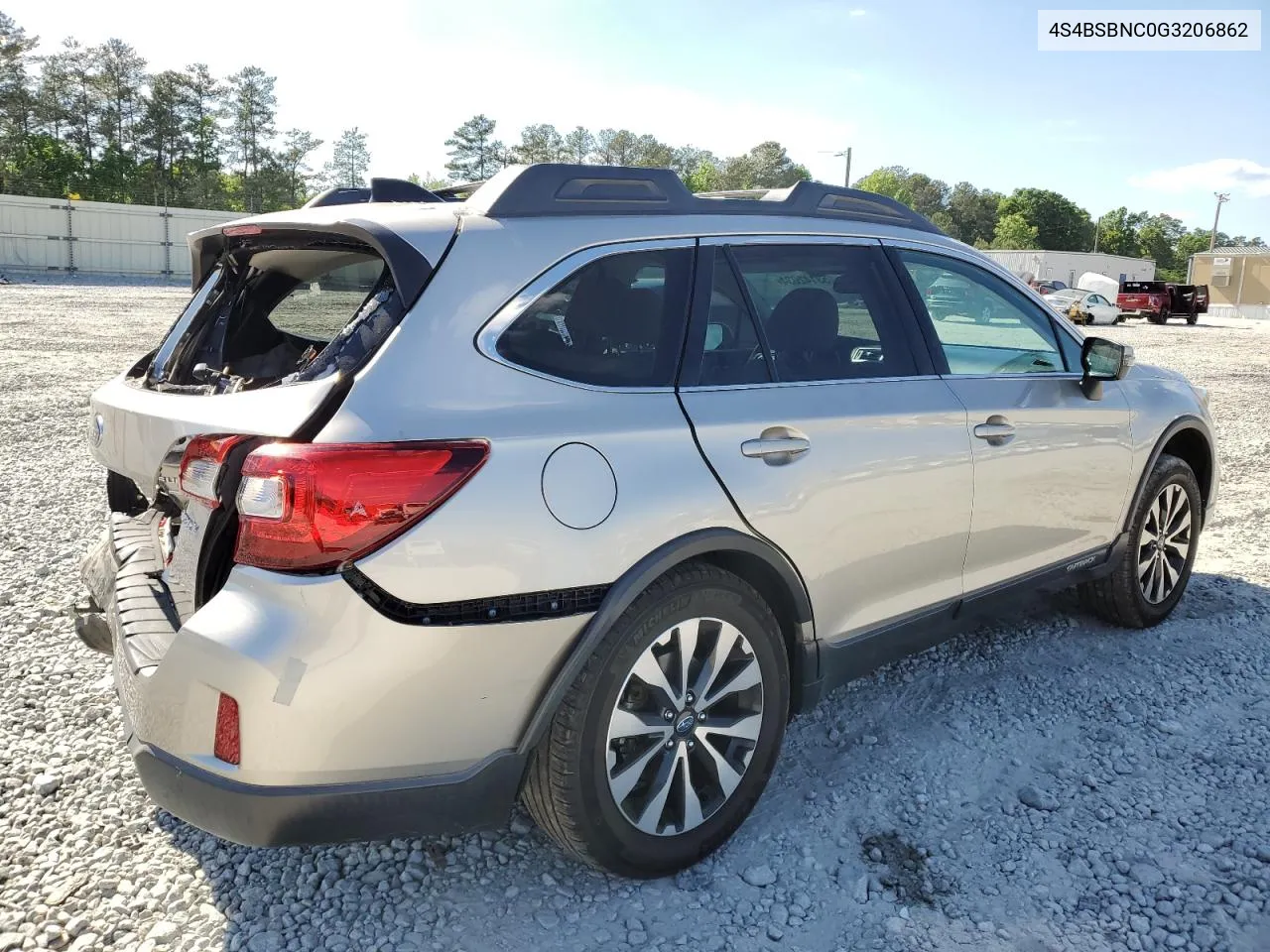 4S4BSBNC0G3206862 2016 Subaru Outback 2.5I Limited