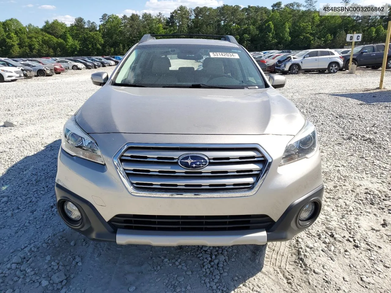 2016 Subaru Outback 2.5I Limited VIN: 4S4BSBNC0G3206862 Lot: 53142034