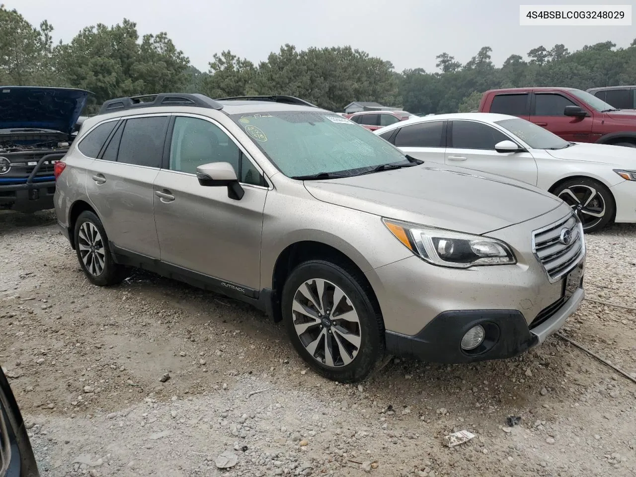 2016 Subaru Outback 2.5I Limited VIN: 4S4BSBLC0G3248029 Lot: 53244724