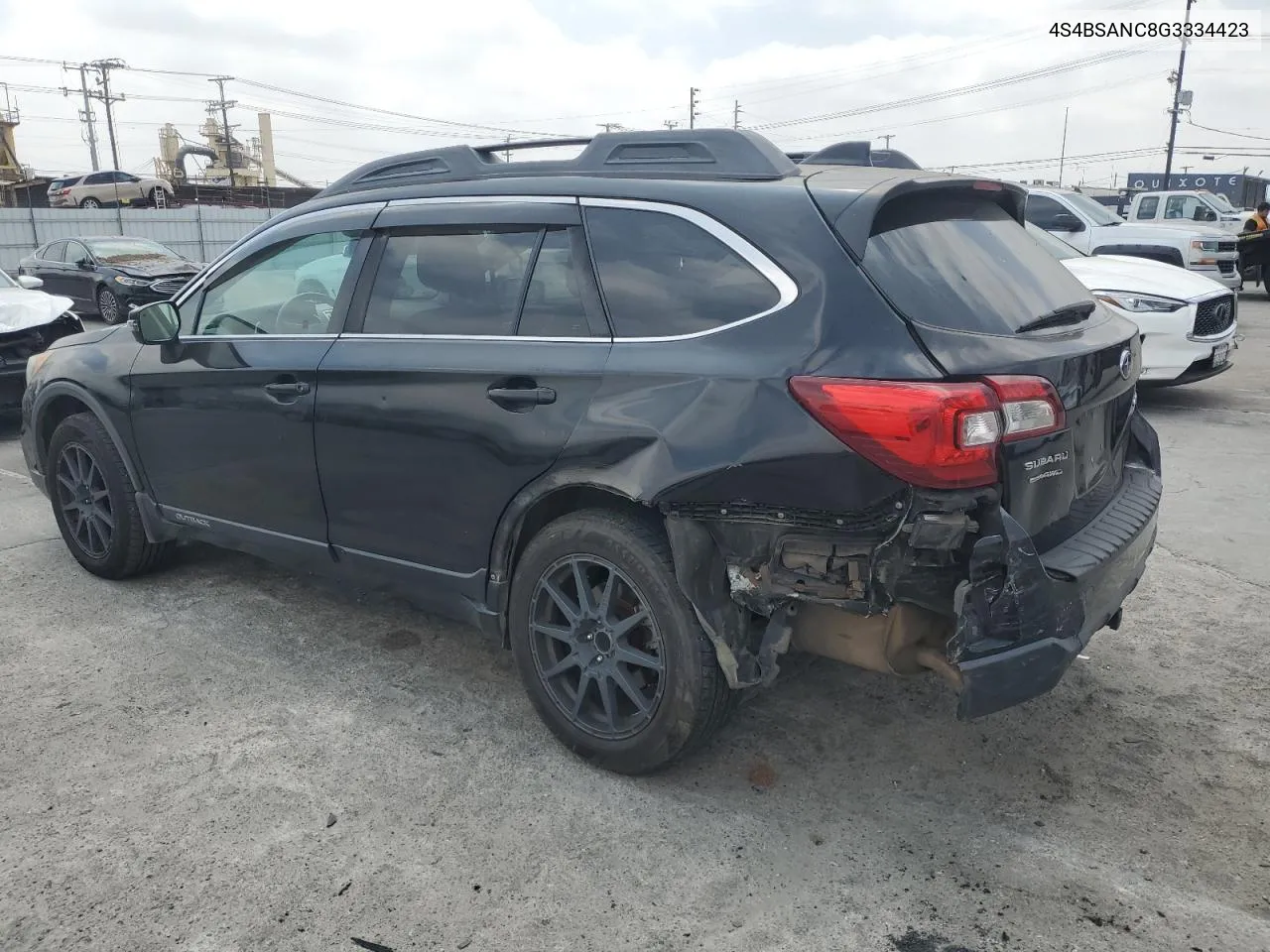 2016 Subaru Outback 2.5I Limited VIN: 4S4BSANC8G3334423 Lot: 53314574