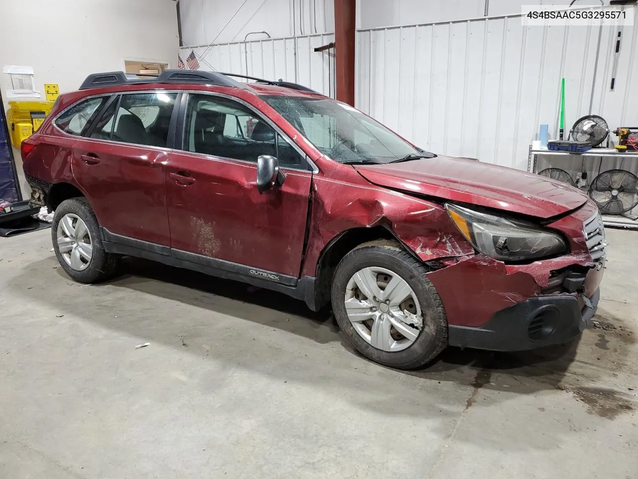 4S4BSAAC5G3295571 2016 Subaru Outback 2.5I