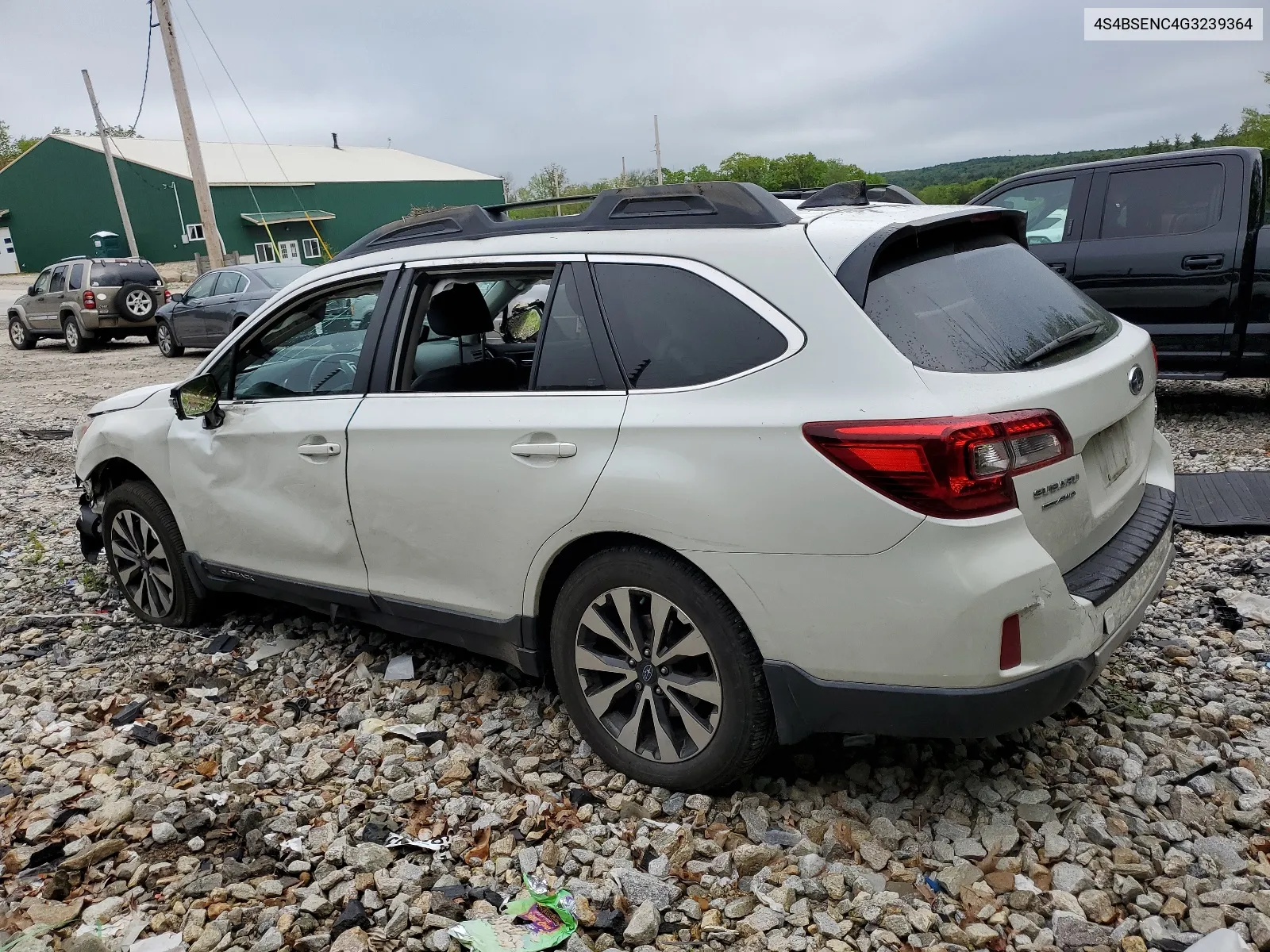 2016 Subaru Outback 3.6R Limited VIN: 4S4BSENC4G3239364 Lot: 55256904