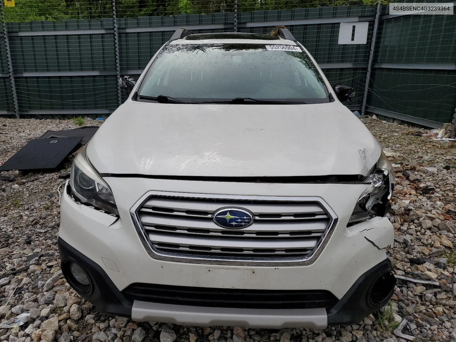 2016 Subaru Outback 3.6R Limited VIN: 4S4BSENC4G3239364 Lot: 55256904