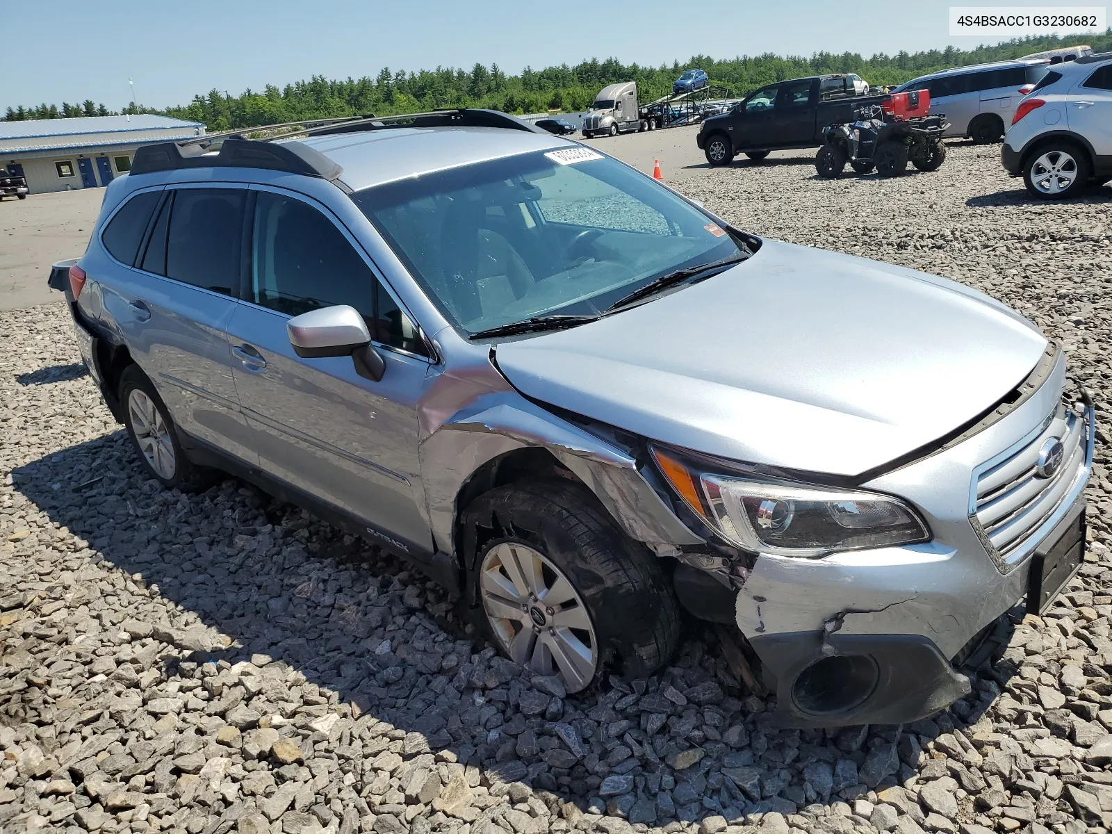 2016 Subaru Outback 2.5I Premium VIN: 4S4BSACC1G3230682 Lot: 60333894