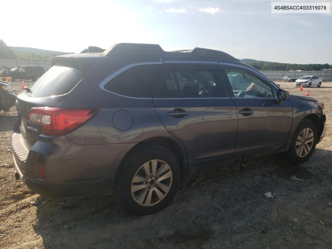 2016 Subaru Outback 2.5I Premium VIN: 4S4BSACC4G3319078 Lot: 60381314