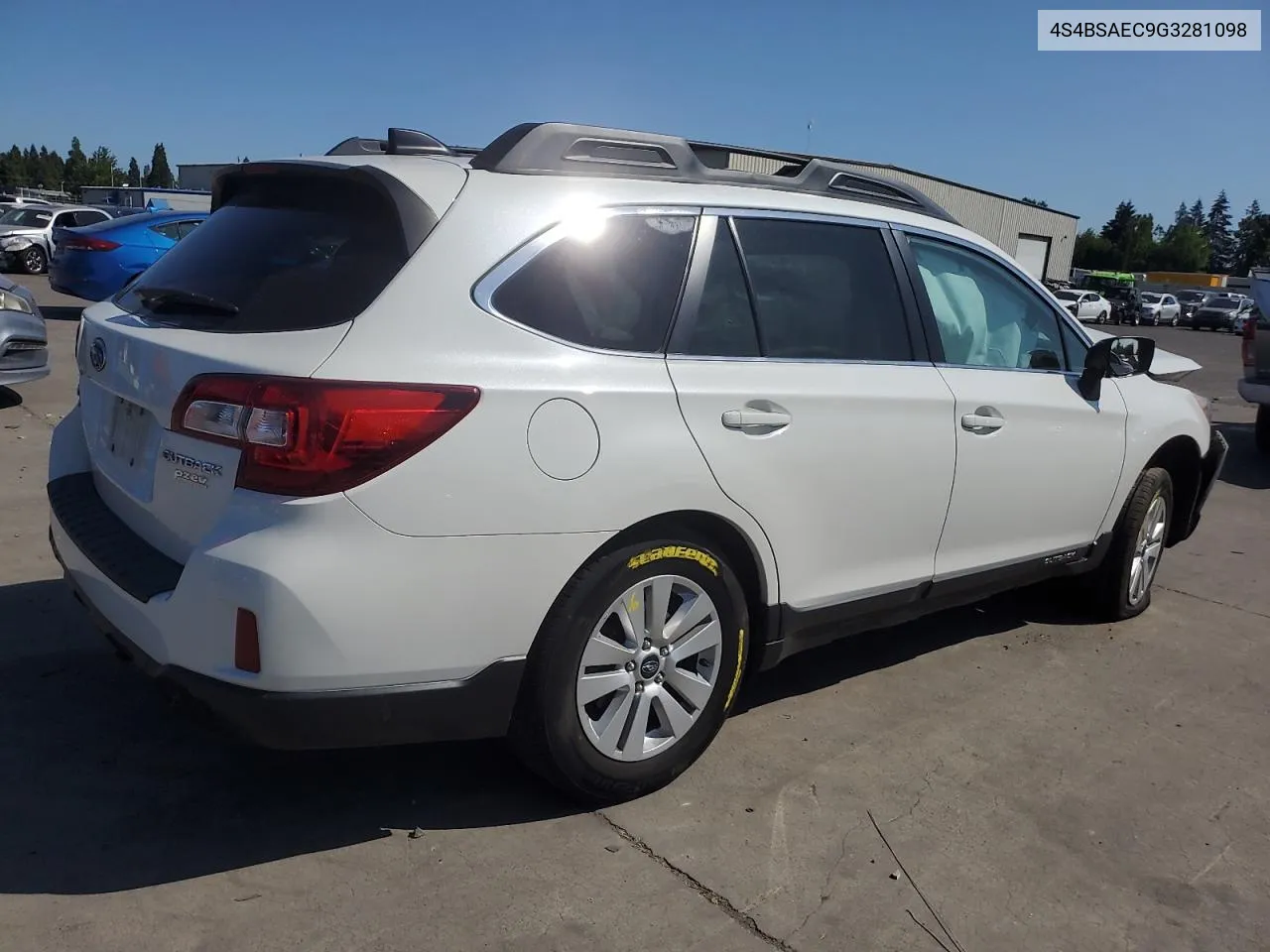 4S4BSAEC9G3281098 2016 Subaru Outback 2.5I Premium