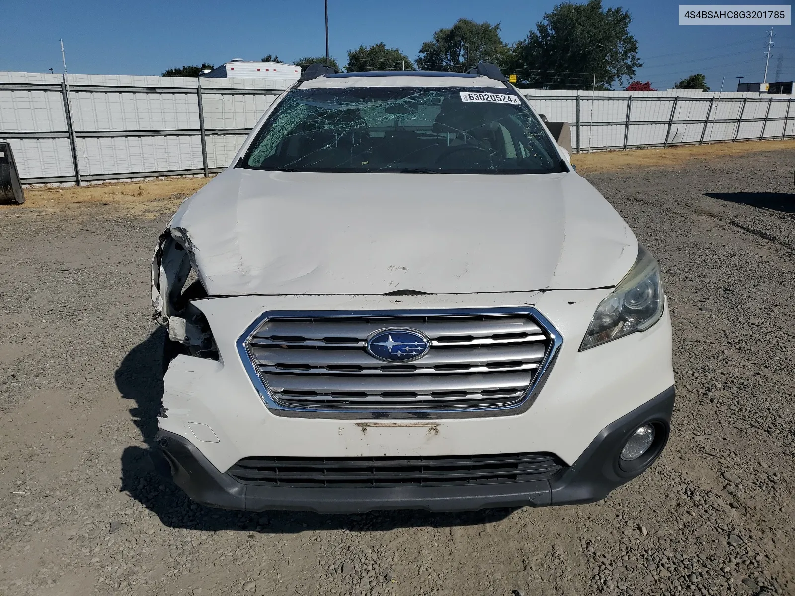 4S4BSAHC8G3201785 2016 Subaru Outback 2.5I Premium