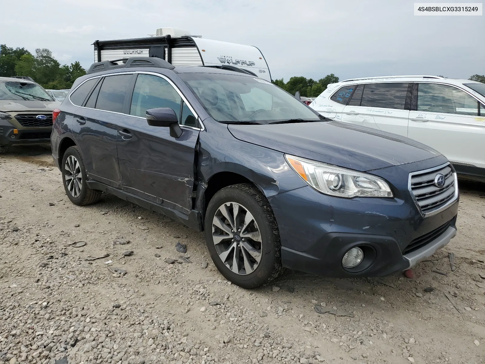 2016 Subaru Outback 2.5I Limited VIN: 4S4BSBLCXG3315249 Lot: 63054514