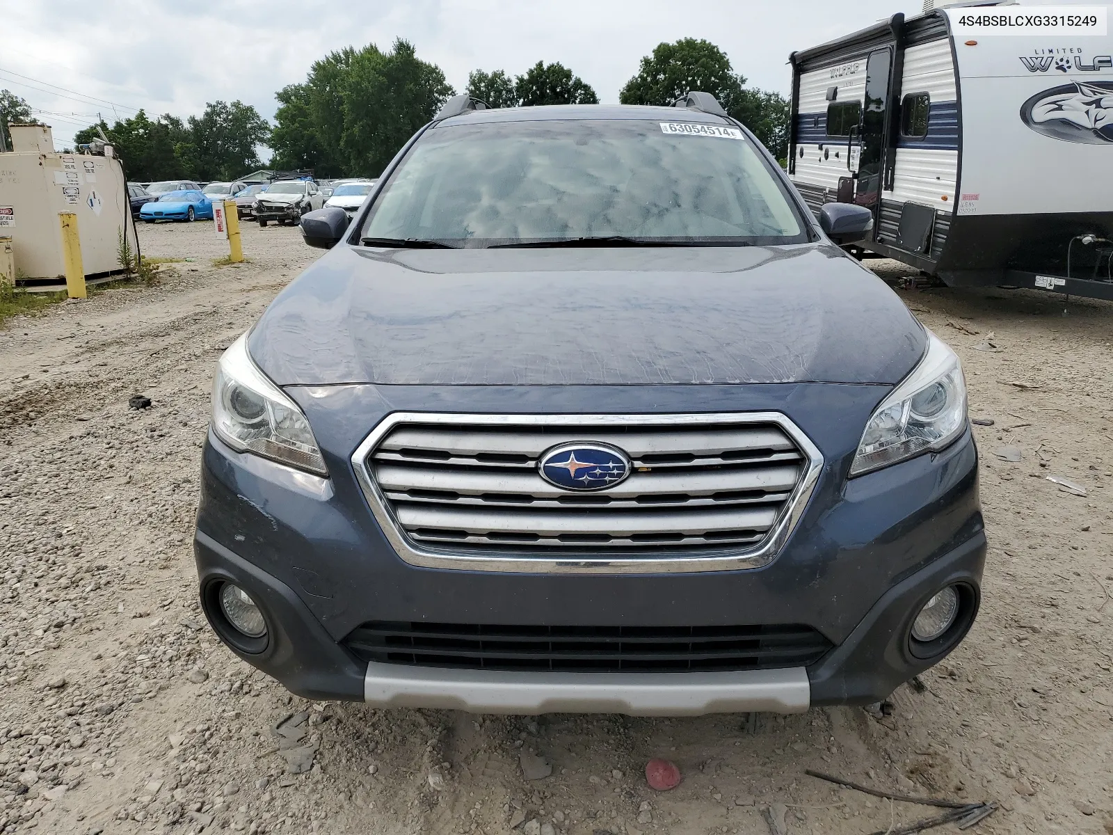 2016 Subaru Outback 2.5I Limited VIN: 4S4BSBLCXG3315249 Lot: 63054514