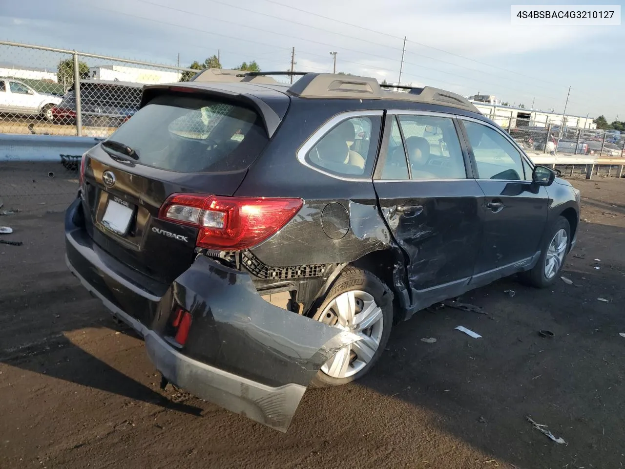 4S4BSBAC4G3210127 2016 Subaru Outback 2.5I