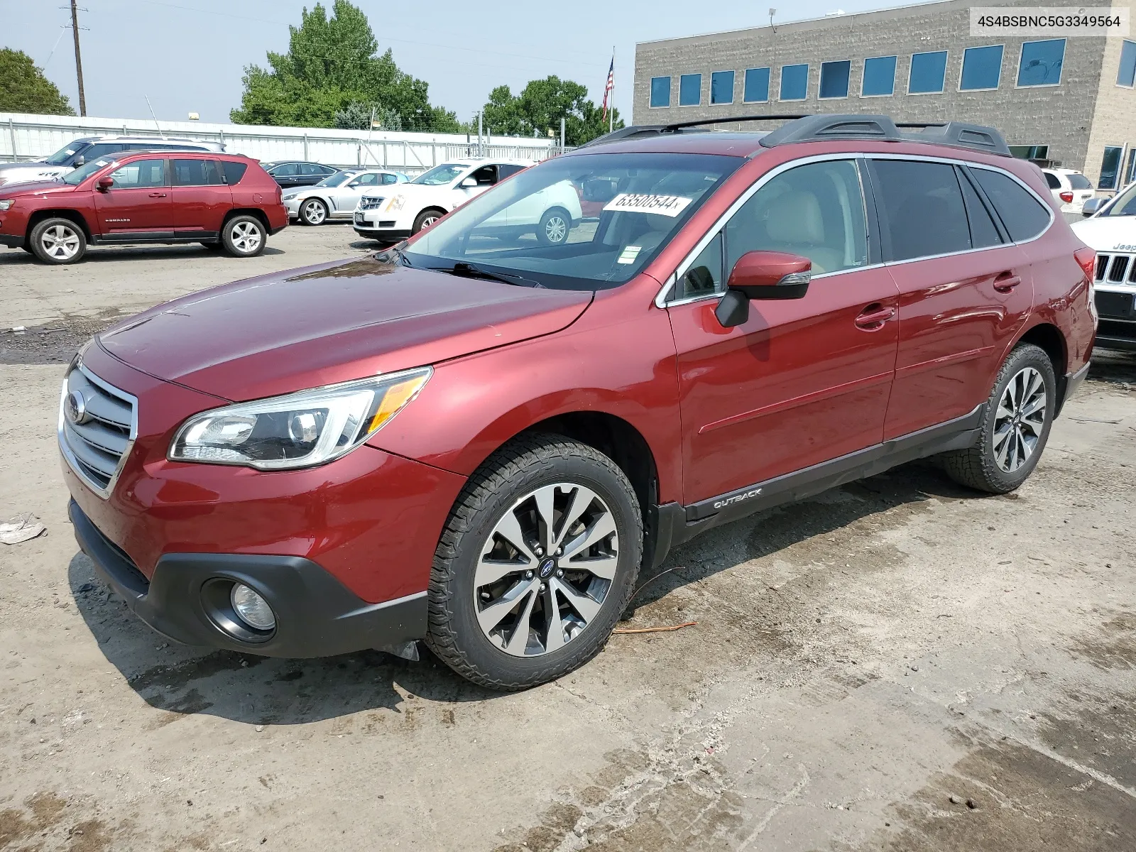 4S4BSBNC5G3349564 2016 Subaru Outback 2.5I Limited