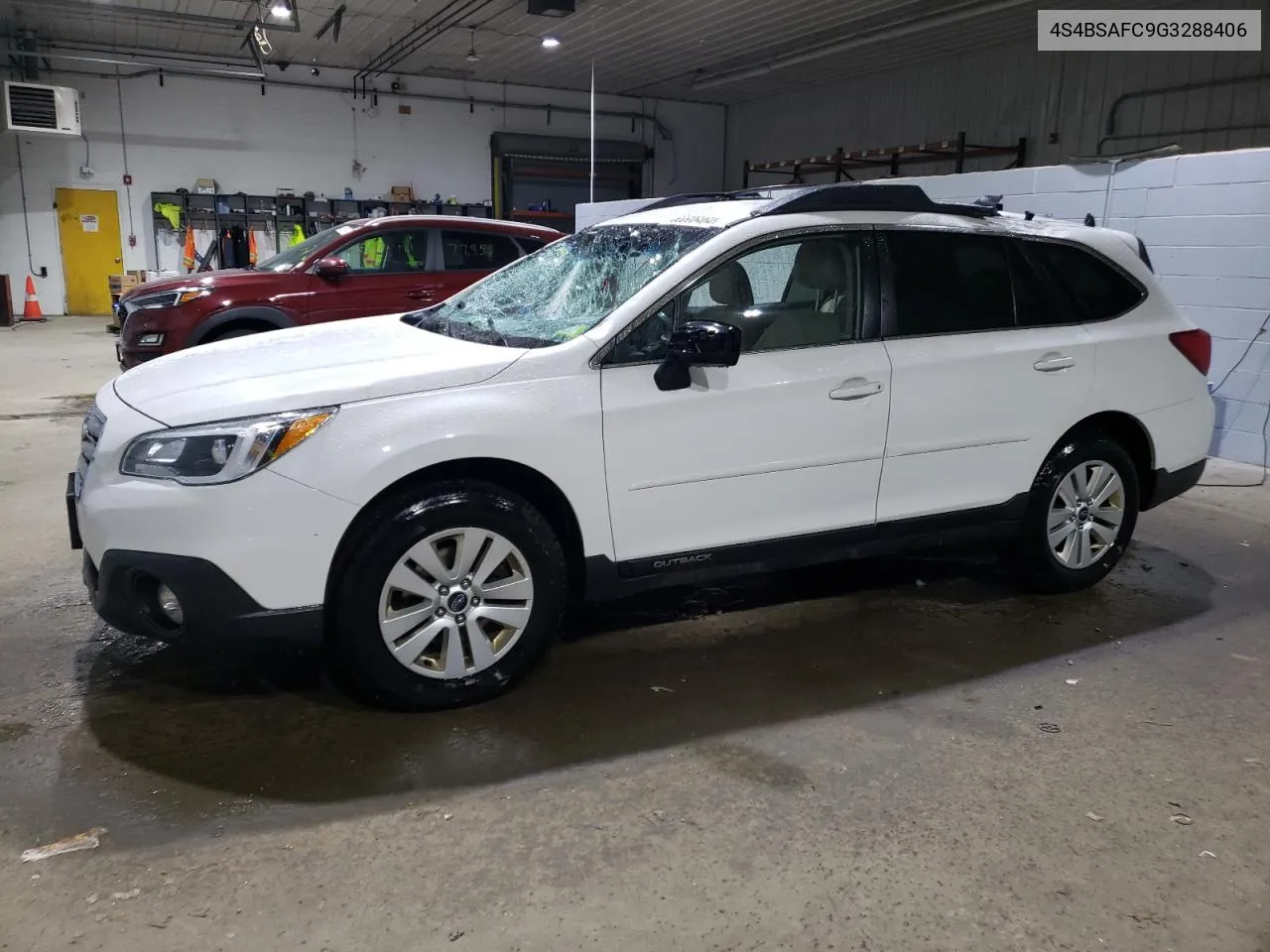 2016 Subaru Outback 2.5I Premium VIN: 4S4BSAFC9G3288406 Lot: 63606464