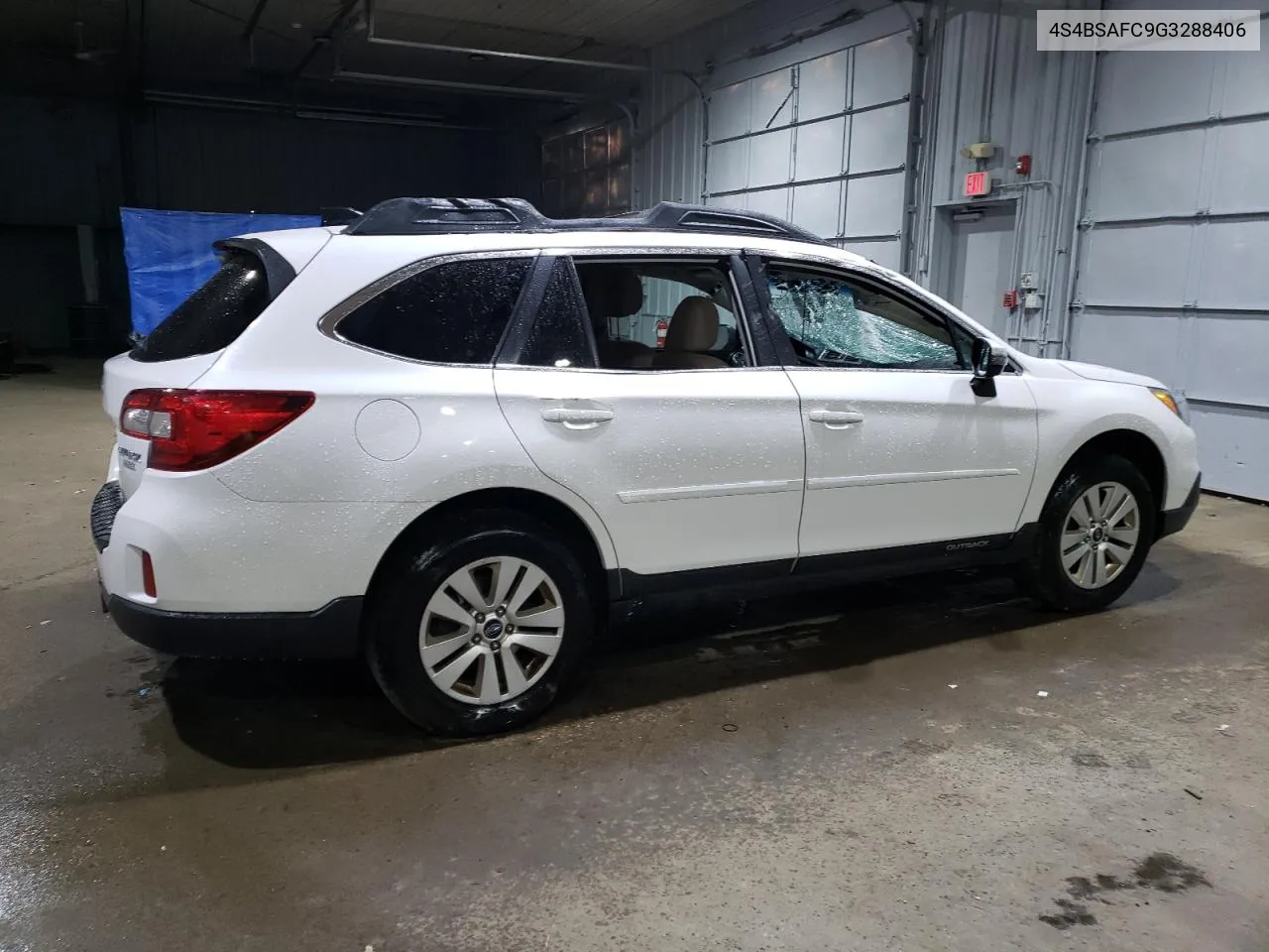 2016 Subaru Outback 2.5I Premium VIN: 4S4BSAFC9G3288406 Lot: 63606464