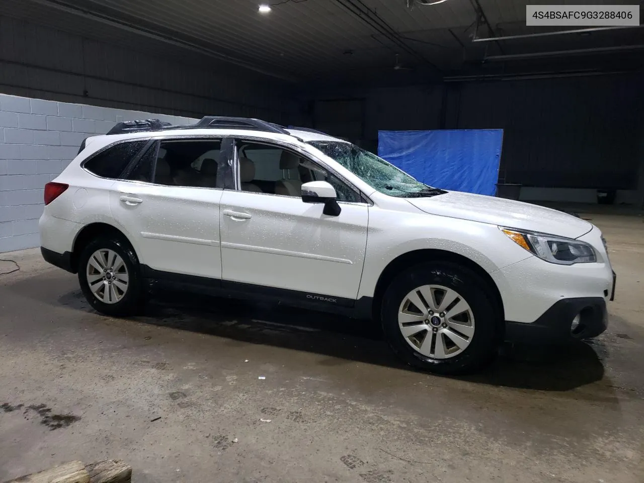 2016 Subaru Outback 2.5I Premium VIN: 4S4BSAFC9G3288406 Lot: 63606464