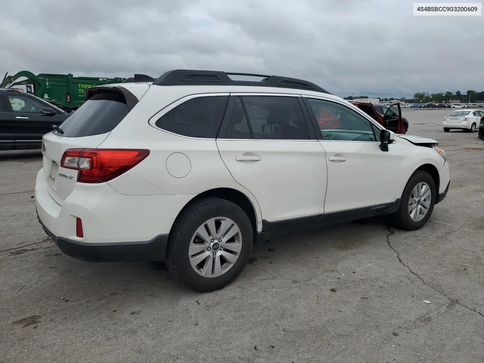 2016 Subaru Outback 2.5I Premium VIN: 4S4BSBCC9G3200609 Lot: 63633824