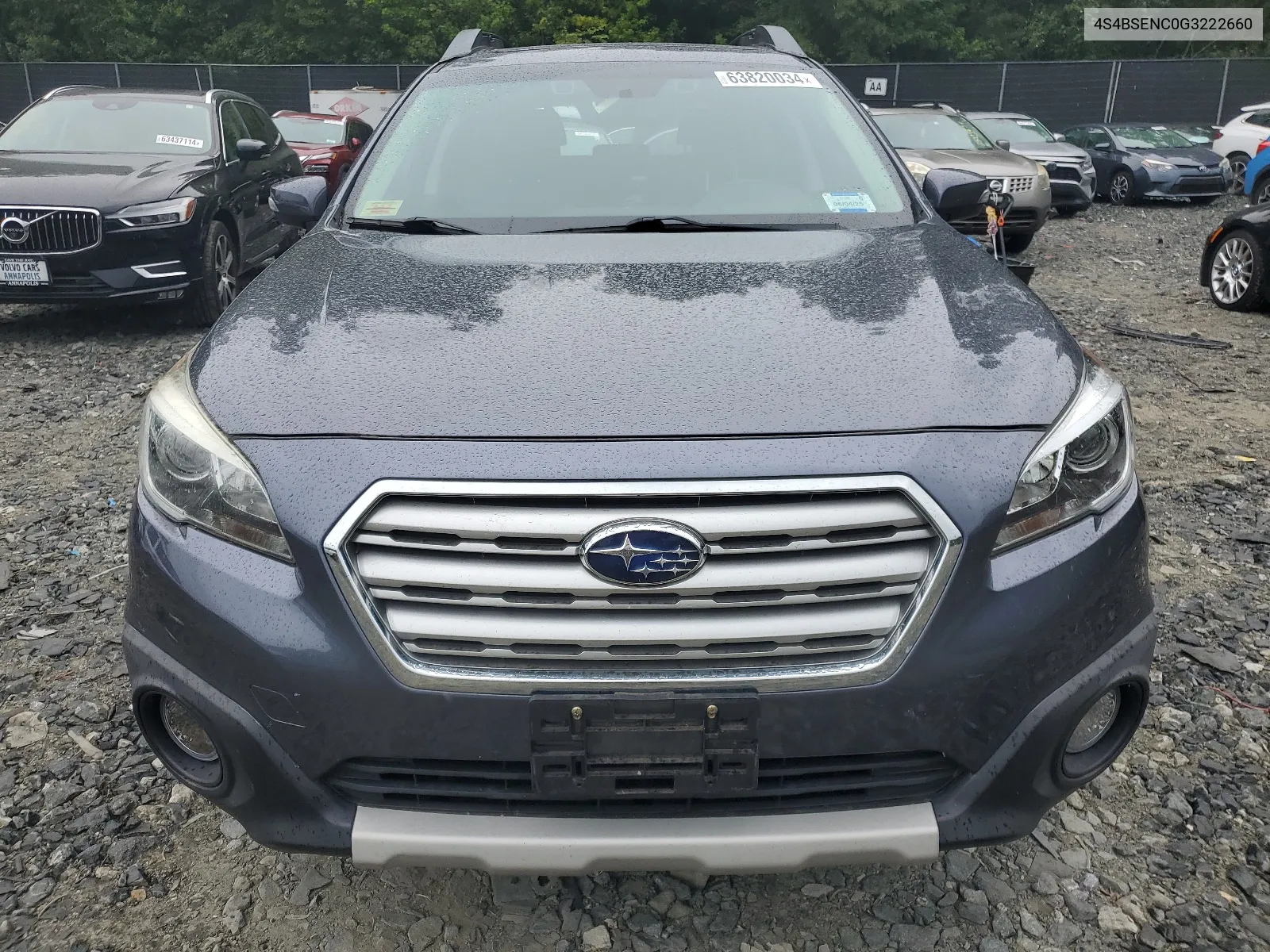 4S4BSENC0G3222660 2016 Subaru Outback 3.6R Limited