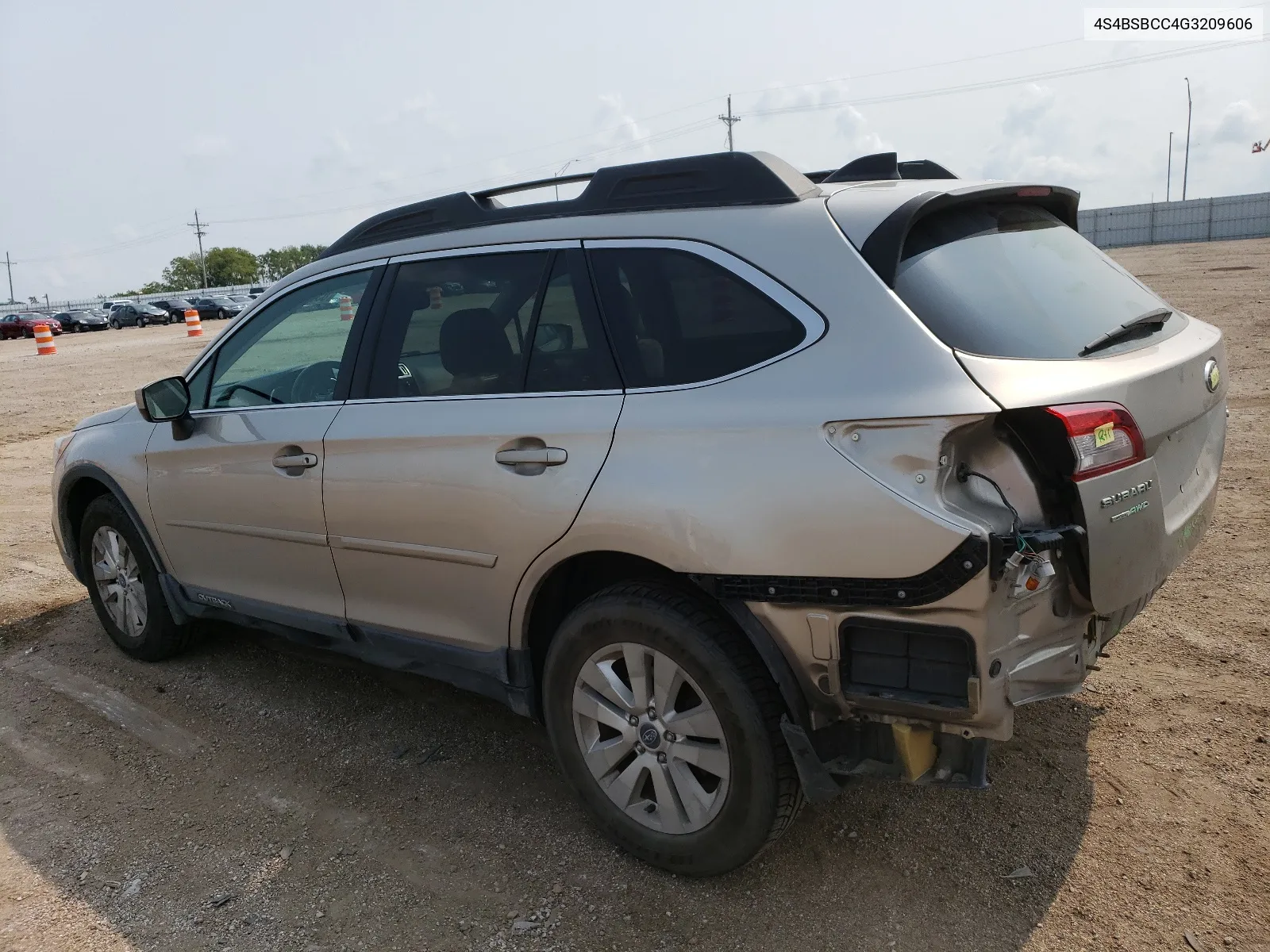 2016 Subaru Outback 2.5I Premium VIN: 4S4BSBCC4G3209606 Lot: 63995014