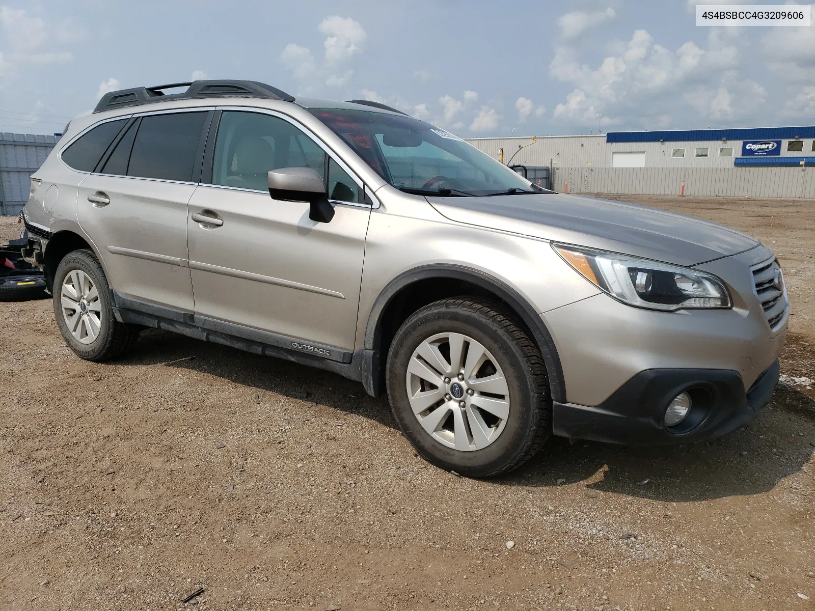 2016 Subaru Outback 2.5I Premium VIN: 4S4BSBCC4G3209606 Lot: 63995014