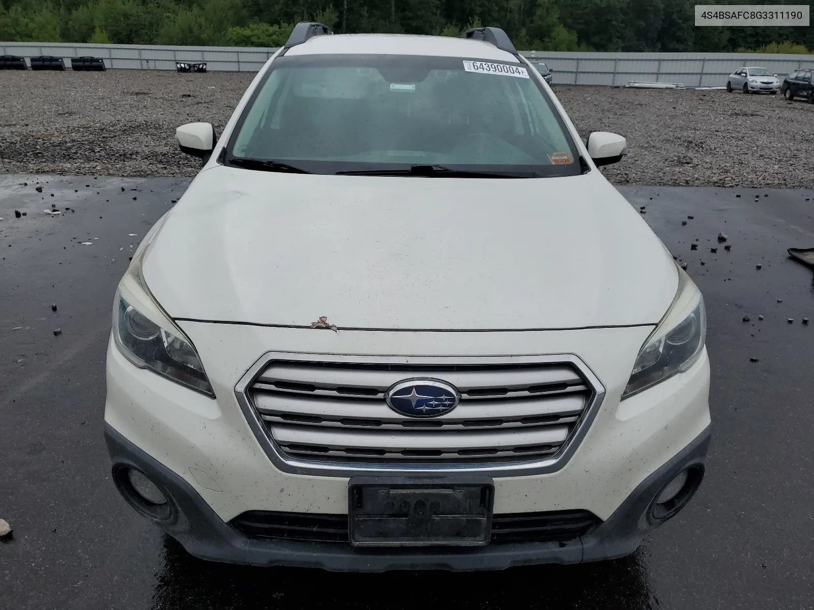 2016 Subaru Outback 2.5I Premium VIN: 4S4BSAFC8G3311190 Lot: 64390004