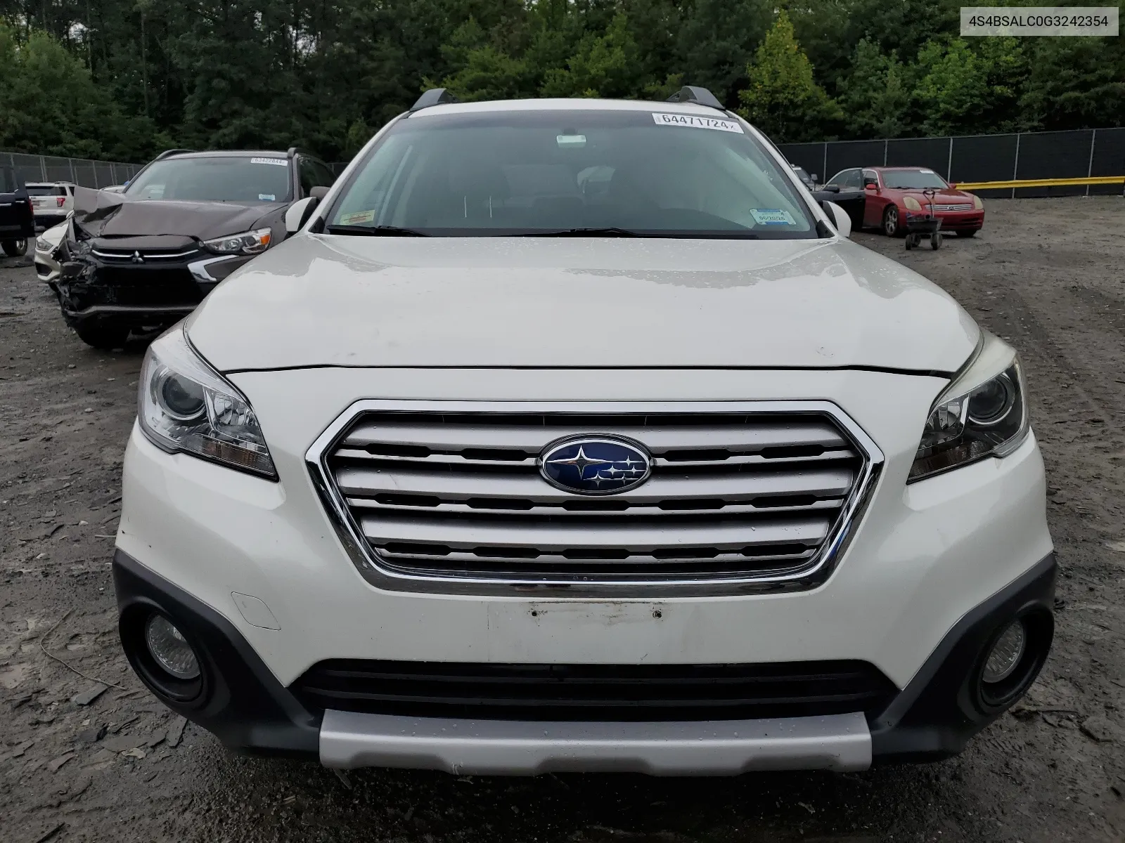 2016 Subaru Outback 2.5I Limited VIN: 4S4BSALC0G3242354 Lot: 64471724