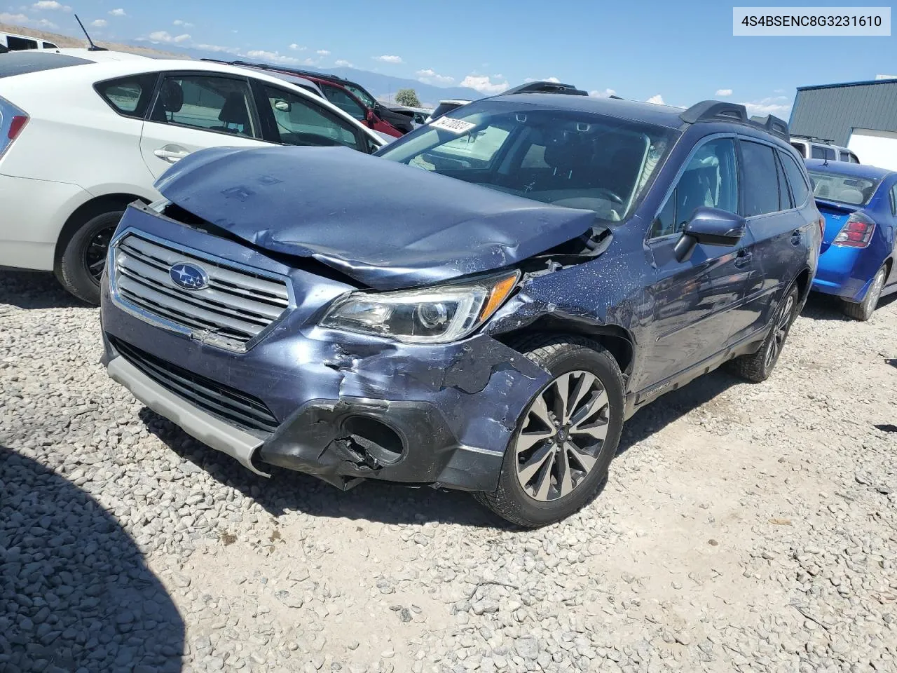 2016 Subaru Outback 3.6R Limited VIN: 4S4BSENC8G3231610 Lot: 64700824