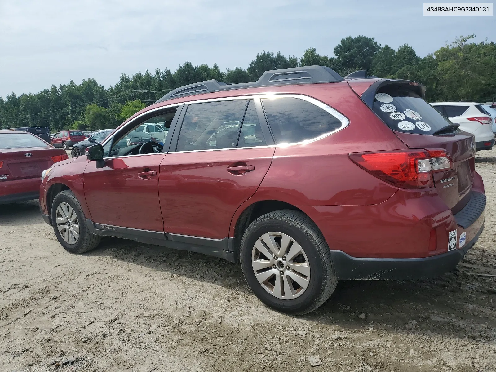 2016 Subaru Outback 2.5I Premium VIN: 4S4BSAHC9G3340131 Lot: 64992974