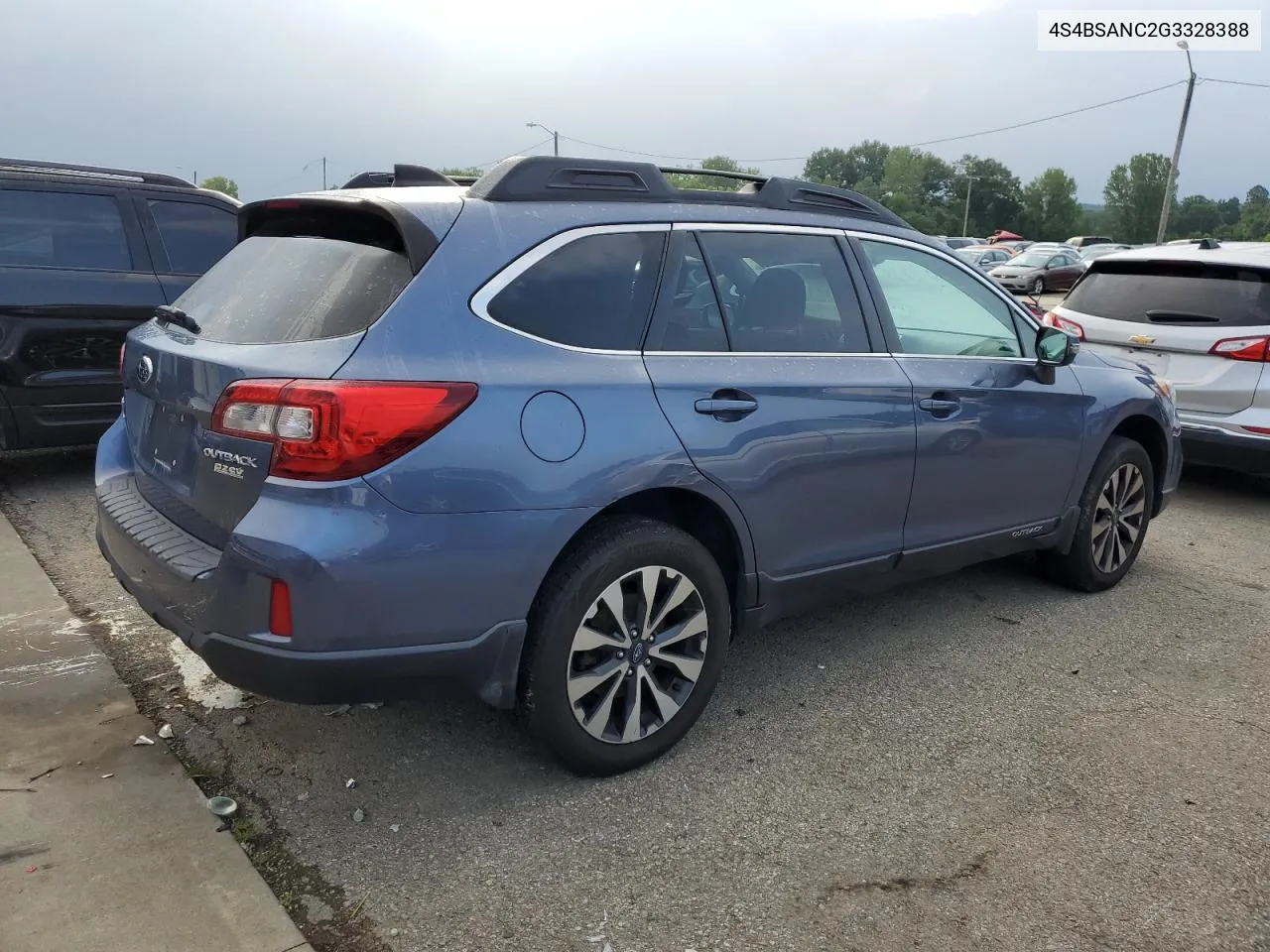 2016 Subaru Outback 2.5I Limited VIN: 4S4BSANC2G3328388 Lot: 65313524