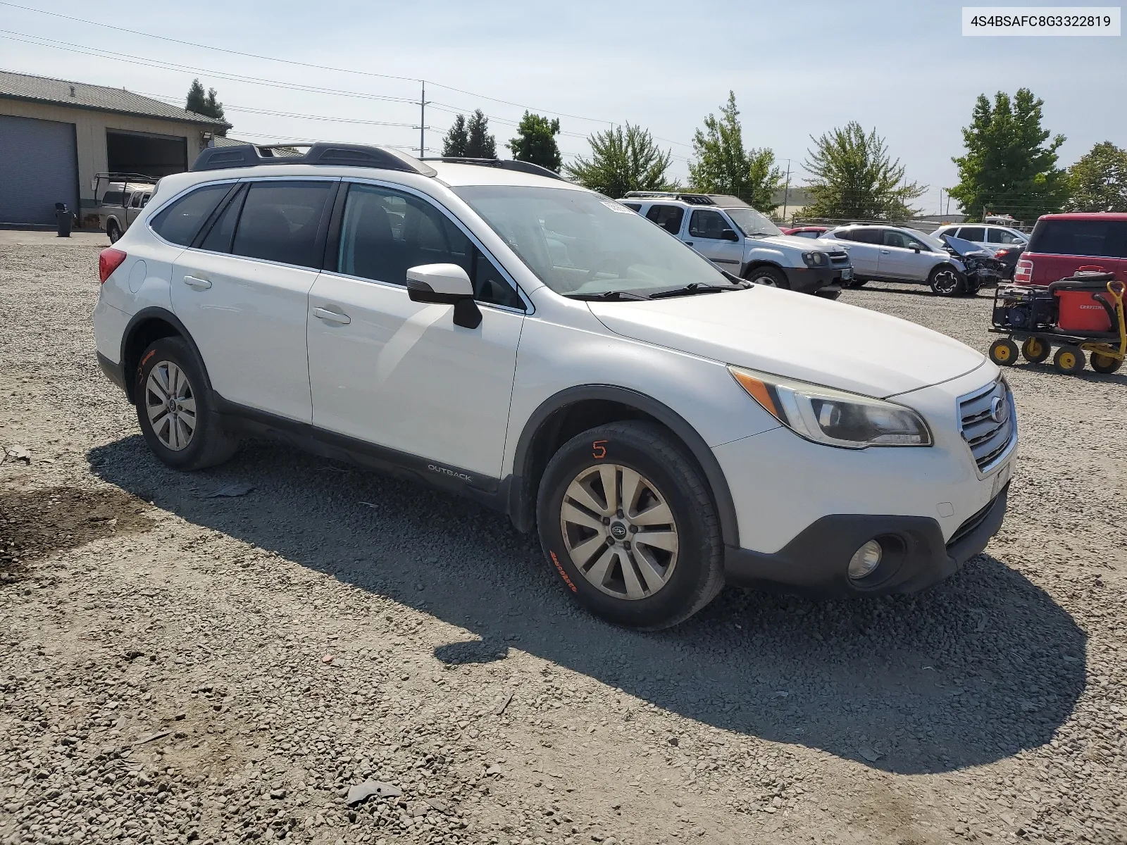 4S4BSAFC8G3322819 2016 Subaru Outback 2.5I Premium