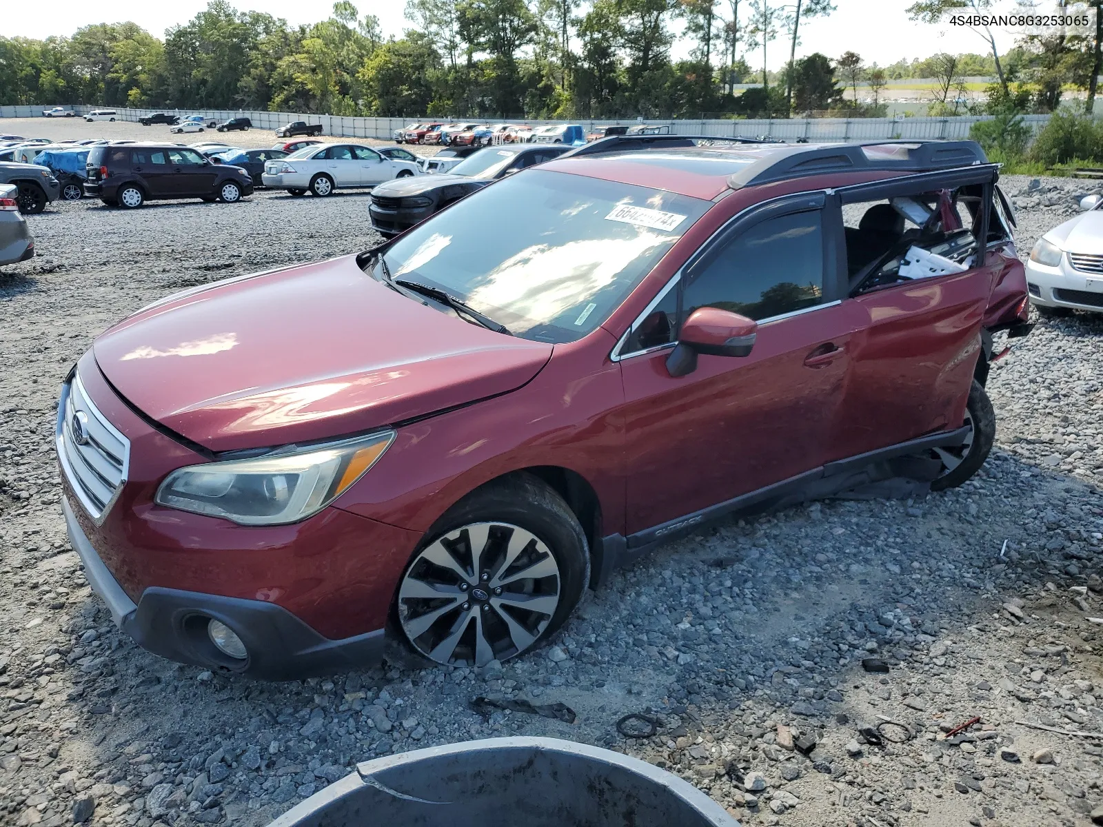 2016 Subaru Outback 2.5I Limited VIN: 4S4BSANC8G3253065 Lot: 66420474