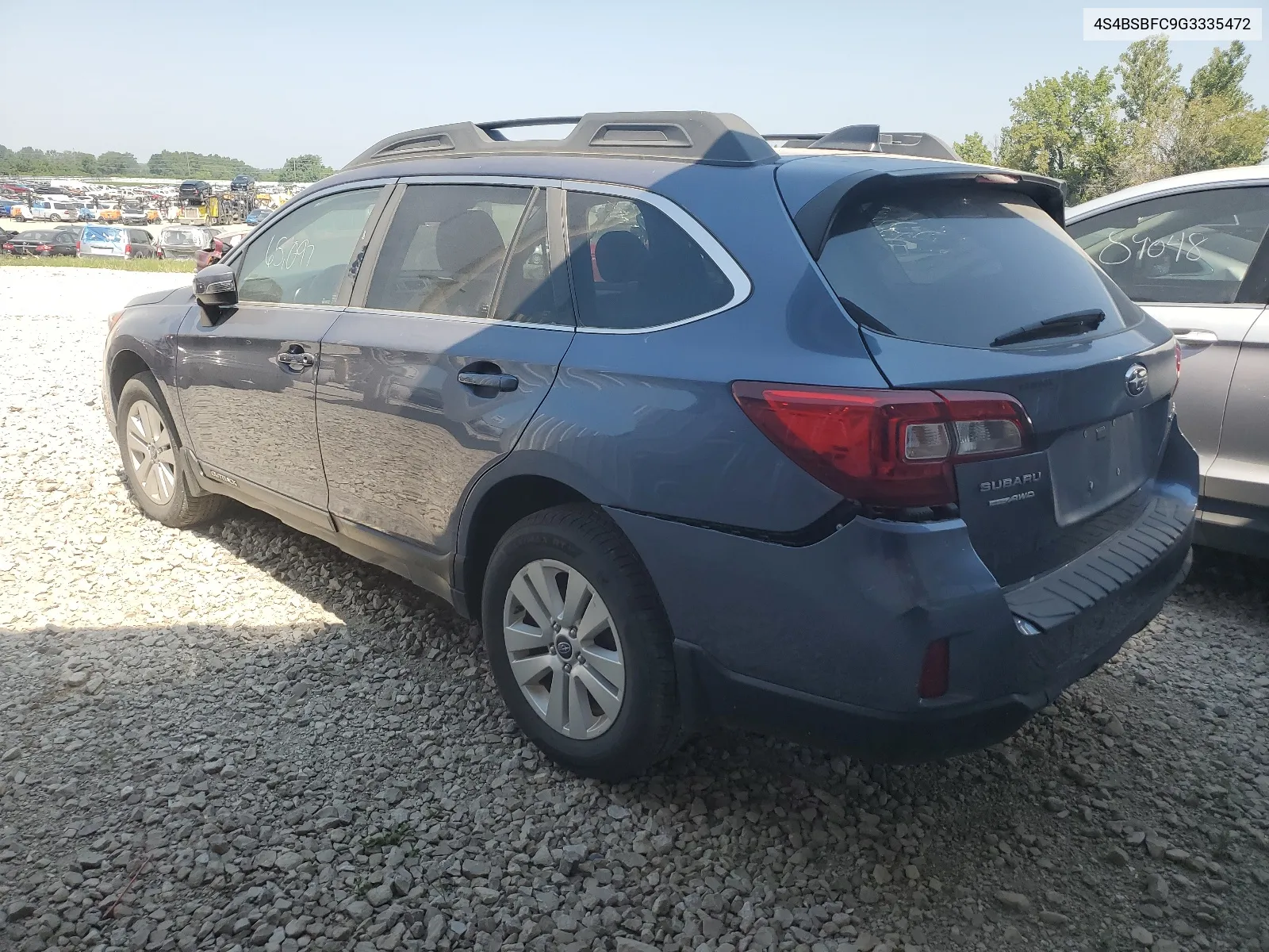 2016 Subaru Outback 2.5I Premium VIN: 4S4BSBFC9G3335472 Lot: 66485484