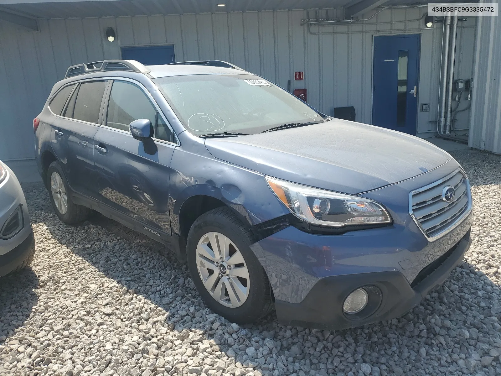 2016 Subaru Outback 2.5I Premium VIN: 4S4BSBFC9G3335472 Lot: 66485484