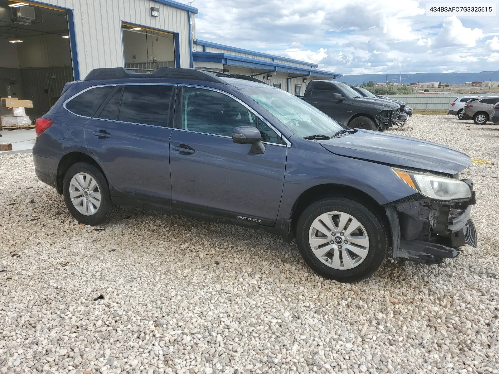 4S4BSAFC7G3325615 2016 Subaru Outback 2.5I Premium