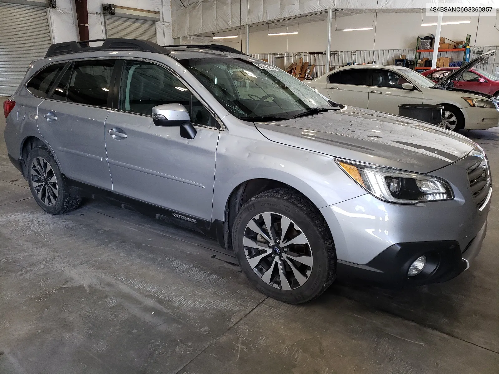 2016 Subaru Outback 2.5I Limited VIN: 4S4BSANC6G3360857 Lot: 66957394