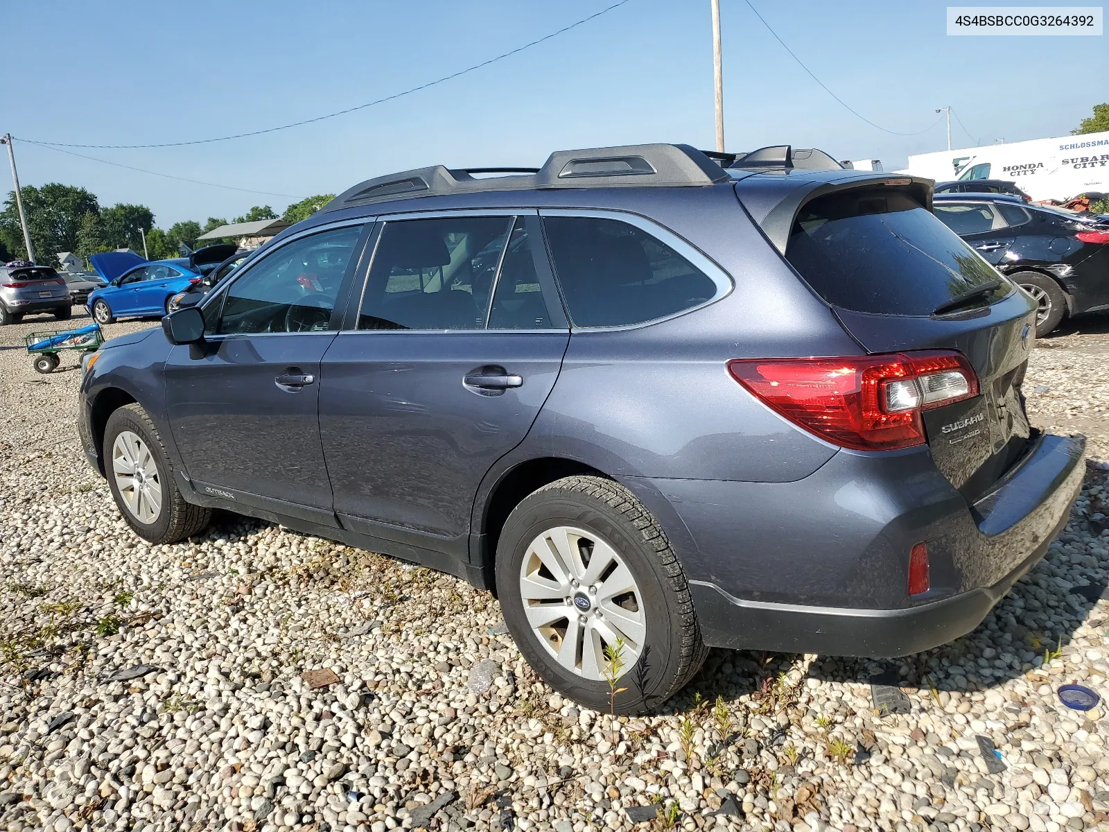 2016 Subaru Outback 2.5I Premium VIN: 4S4BSBCC0G3264392 Lot: 67274764