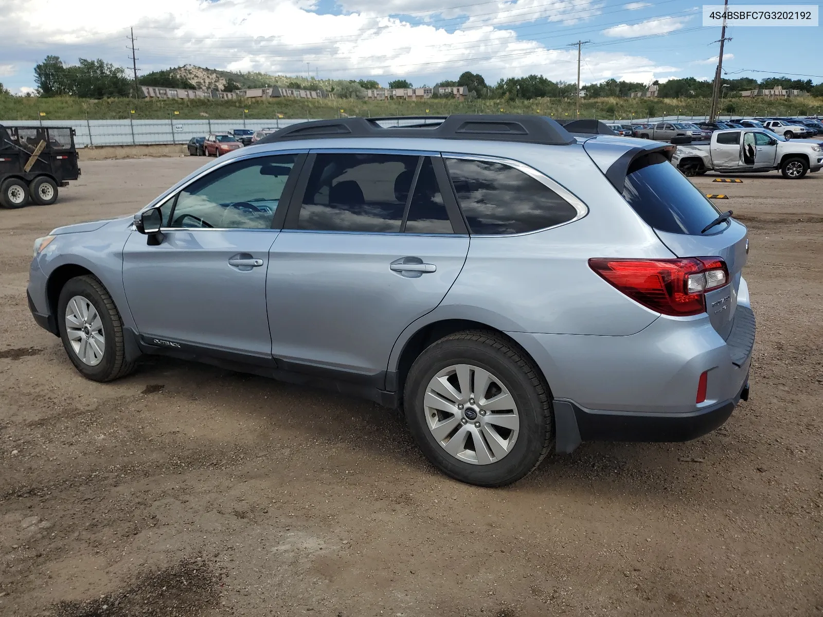 2016 Subaru Outback 2.5I Premium VIN: 4S4BSBFC7G3202192 Lot: 67689434