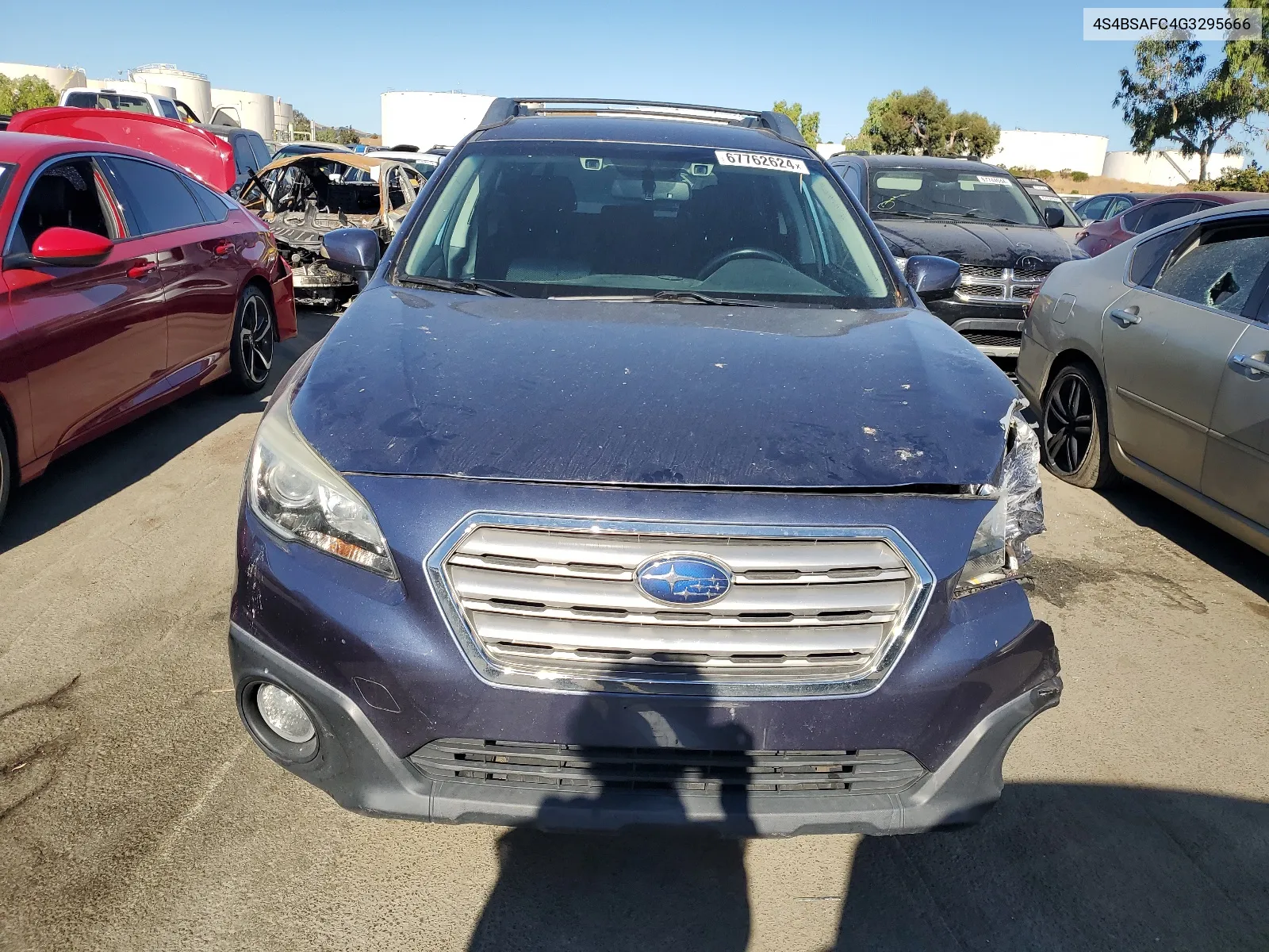 2016 Subaru Outback 2.5I Premium VIN: 4S4BSAFC4G3295666 Lot: 67762624