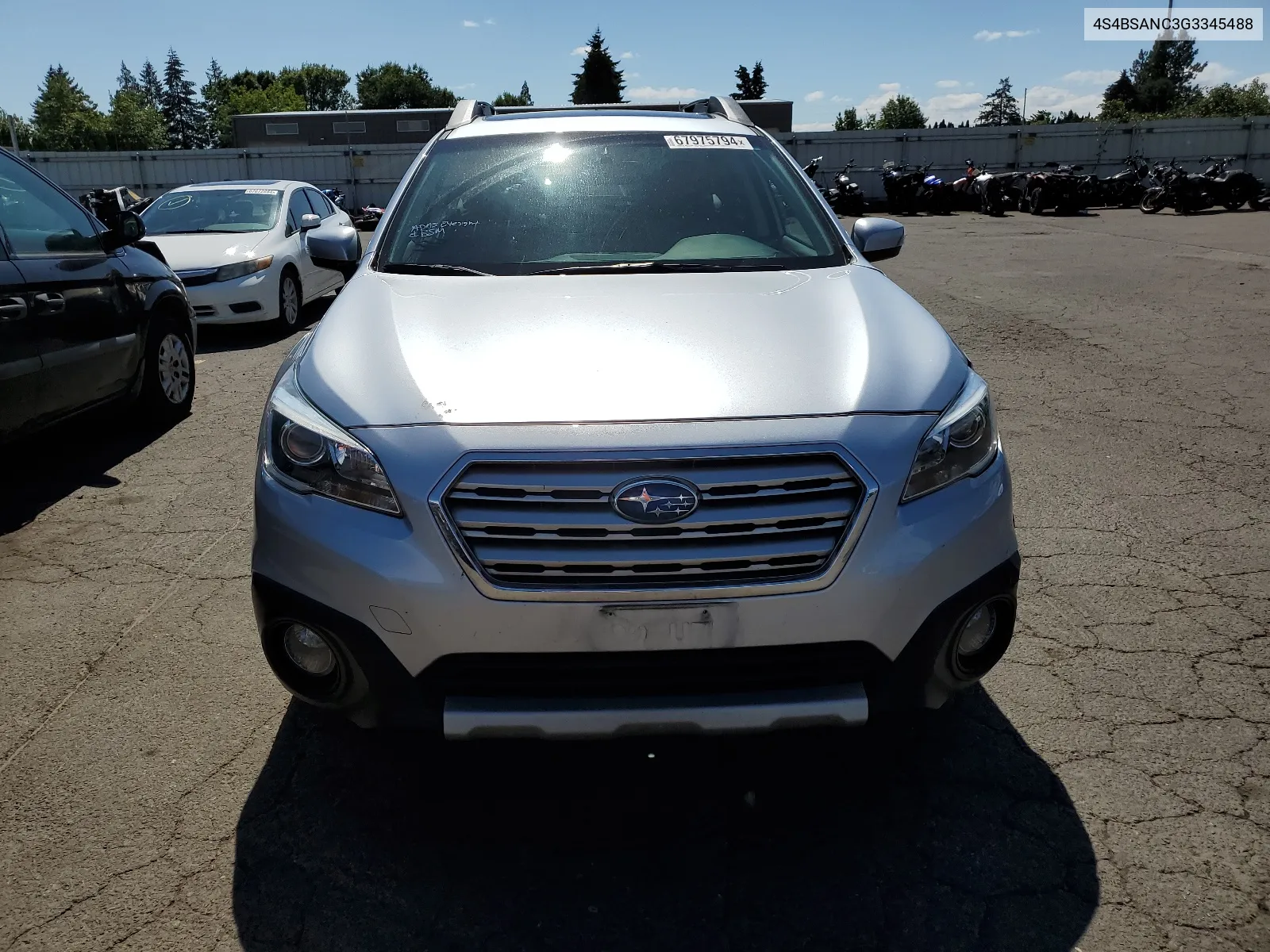 2016 Subaru Outback 2.5I Limited VIN: 4S4BSANC3G3345488 Lot: 67975794