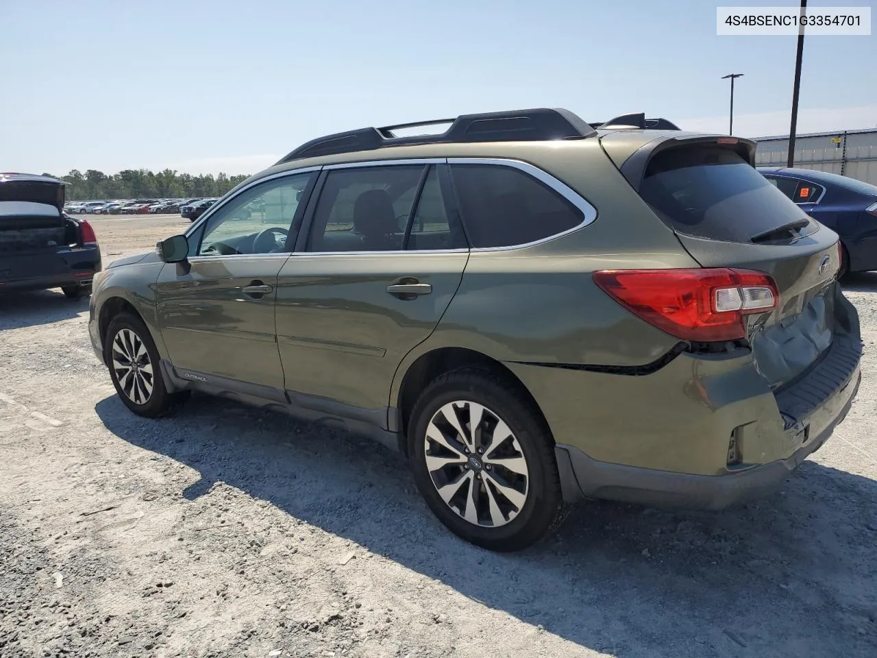 2016 Subaru Outback 3.6R Limited VIN: 4S4BSENC1G3354701 Lot: 68236064