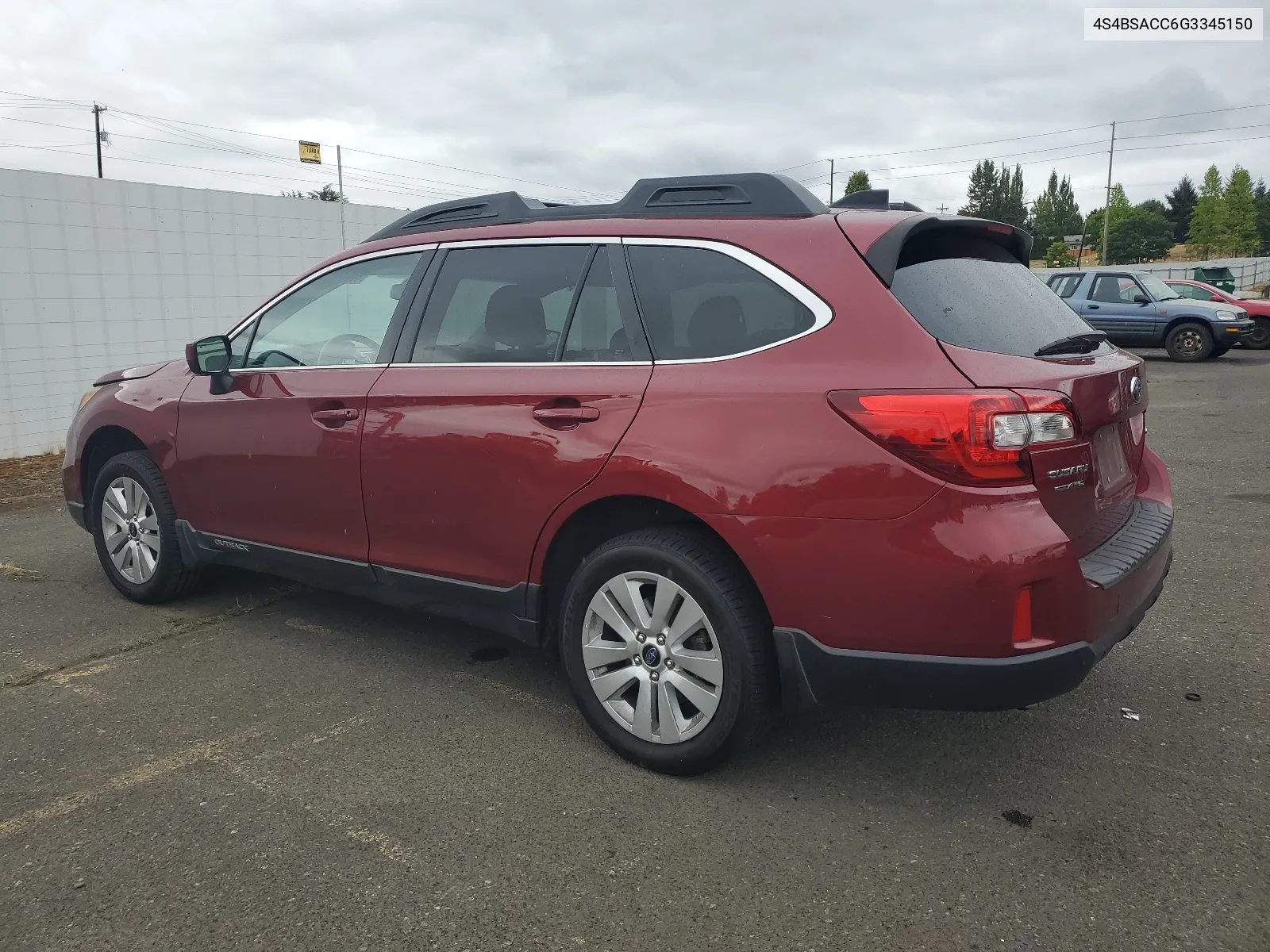 2016 Subaru Outback 2.5I Premium VIN: 4S4BSACC6G3345150 Lot: 68497914