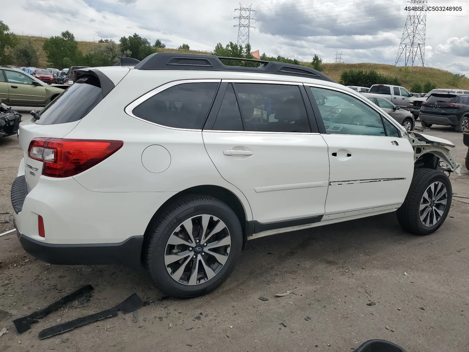 2016 Subaru Outback 3.6R Limited VIN: 4S4BSEJC5G3248905 Lot: 68572994