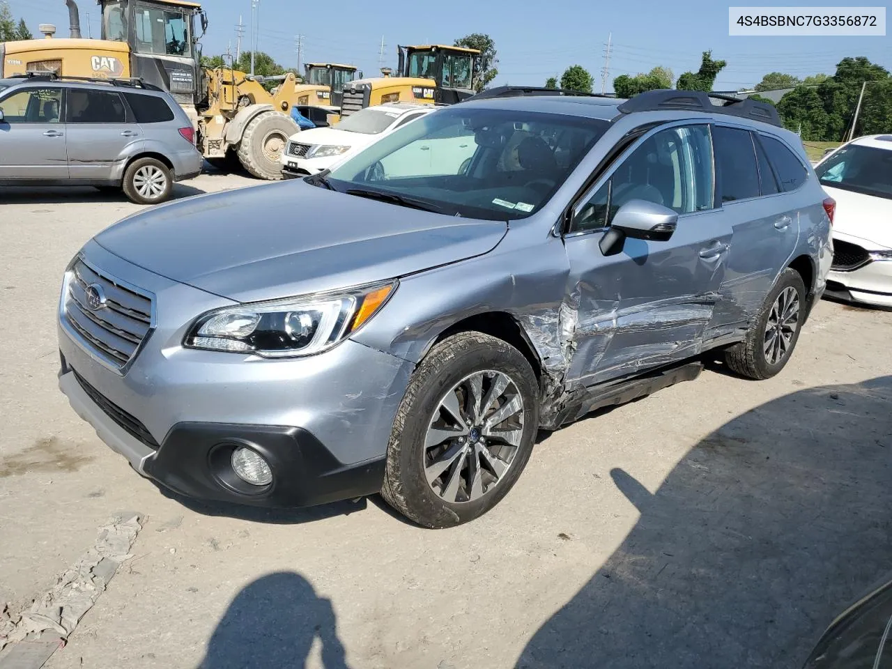 2016 Subaru Outback 2.5I Limited VIN: 4S4BSBNC7G3356872 Lot: 68728314